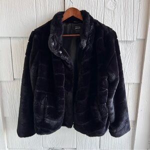 Cavalini Plush Black Teddy Jacket